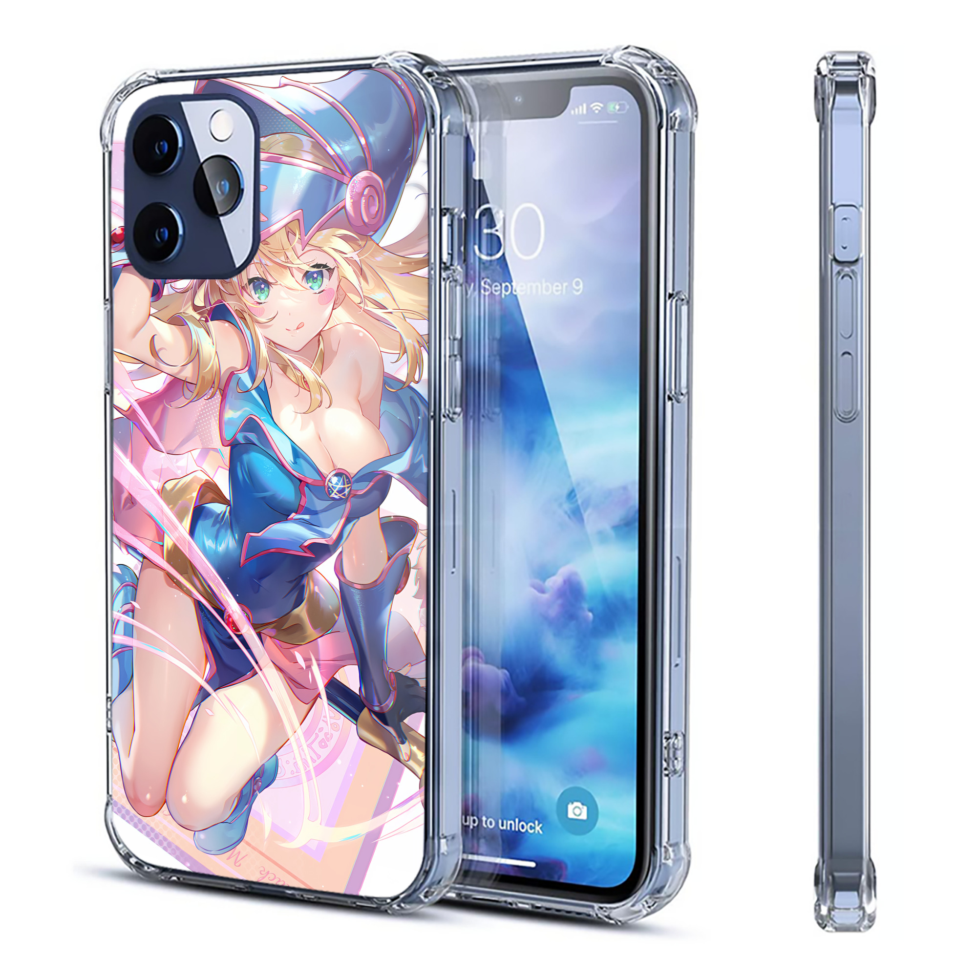 （画像用） 遊☆戯☆王 Yu-Gi-Oh! 【iPhone 12シリーズ対応】透明スマホケース（クリアソフトケース）